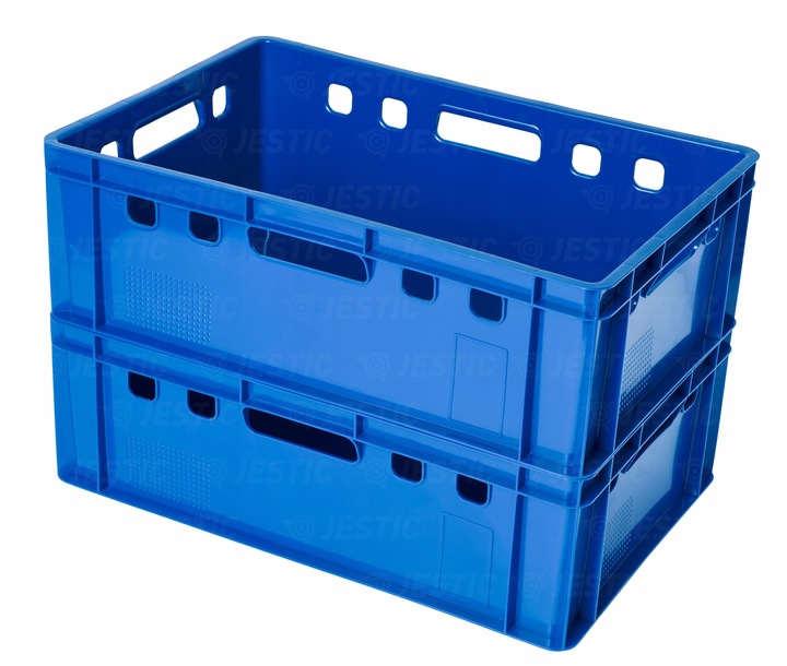 SKRZYNKA POJEMNIK EURO E2 NIEBIESKA NOWA MOCNA