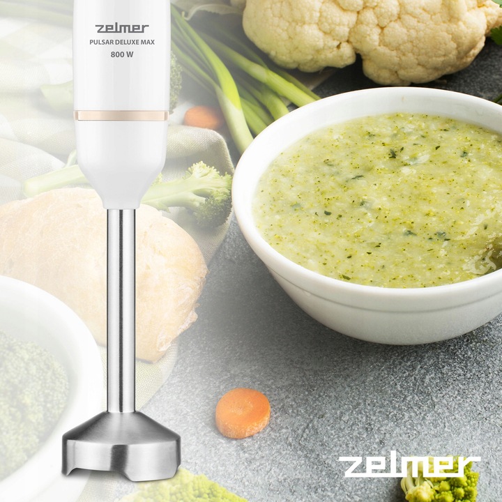 BLENDER RĘCZNY ZELMER KUCHENNY WIELOFUNKCYJNY MIKSER ROBOT TURBO 800W