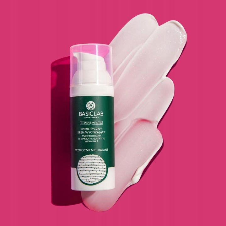 BasicLab Prebiotyczny Krem Wyciszający 50ml Długotrwałe Nawilżenie