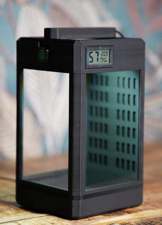 Terrarium dla skakuna modliszki pająka - Oświetlenie Higrometr Termometr