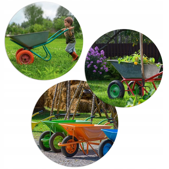 KOŁO DO TACZKI WÓZKA KÓŁKO PEŁNE BEZDĘTKOWE 3.00-4