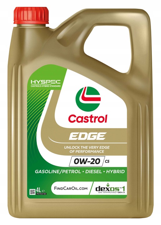 CASTROL EDGE 0W20 C5 HYSPEC 4L OLEJ SILNIKOWY 0W-20 C5 DEXOS1 Gen3
