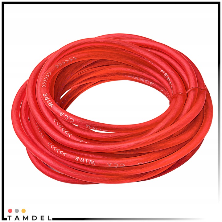 Zestaw kabli do wzmacniacza samochodowego 800W 8GA CCA + RCA + AGU