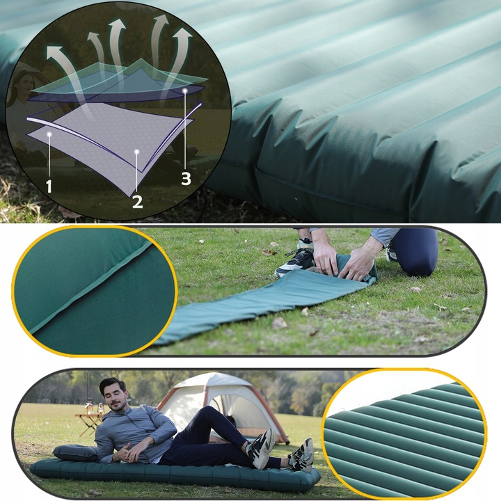 AEROGOGO GM2-01 MATERAC AUTOMATYCZNIE DMUCHANY