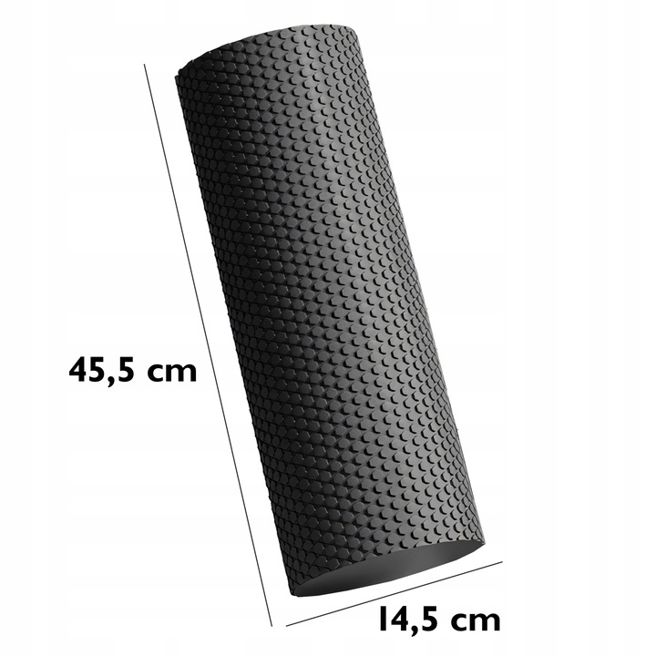 ROLLER DO MASAŻU ĆWICZEŃ ROLER CROSSFIT DUŻY 45,5x15,5CM WAŁEK