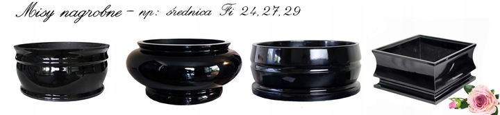 Misa nagrobna M5 CZARNA POŁYSK - fi 29 - 29x13