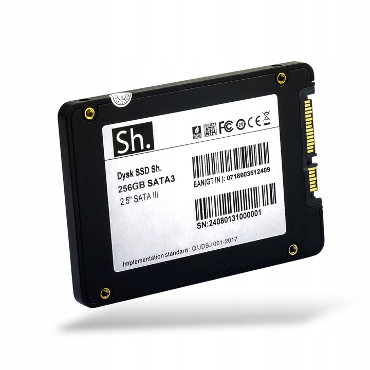 Dysk SSD Sh. 256GB SATA3 2,5" SATA III