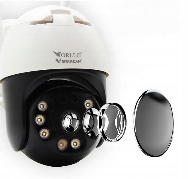 Kamera IP ORLLO Z20 4K 8 MP 5xZOOM BEZPRZEWODOWA ZEWNĘTRZNA OBROTOWA