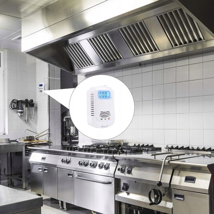 CERTYFIKOWANY CZUJNIK CZADU GAZU TLENKU WĘGLA JKD-808COM PPM CE