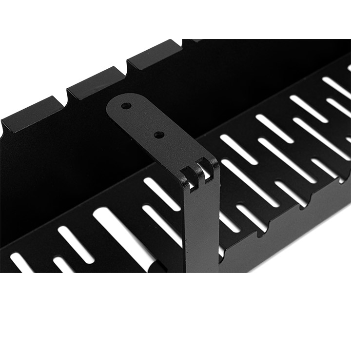 ORGANIZER DO KABLI NA PRZEWODY POD BIURKO BLAT KOSZYK PÓŁKA METALOWA