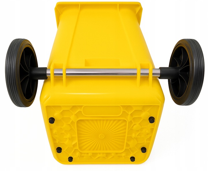 Pojemniki na Śmieci 120l Kosze do Segregacji Odpadów Mocne ZESTAW 3 szt.