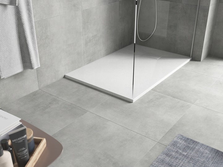 MEXEN HUGO BRODZIK PROSTOKĄTNY SMC STRUKTURA KAMIENIA 100 x 80 CM