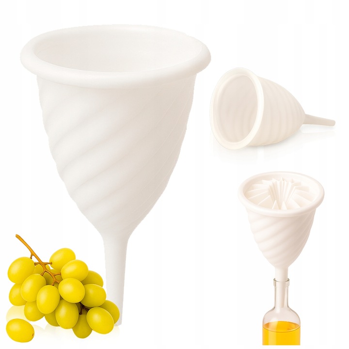 Lejek do filtrowania filtracji nalewek wina moszczu spiralny nalewki domowe