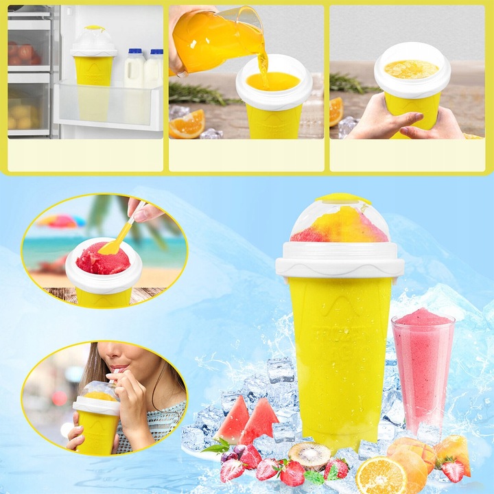 SLUSHY KUBEK DO ROBIENIA LODÓW SORBETÓW SLUSHY GRANITY 330ML