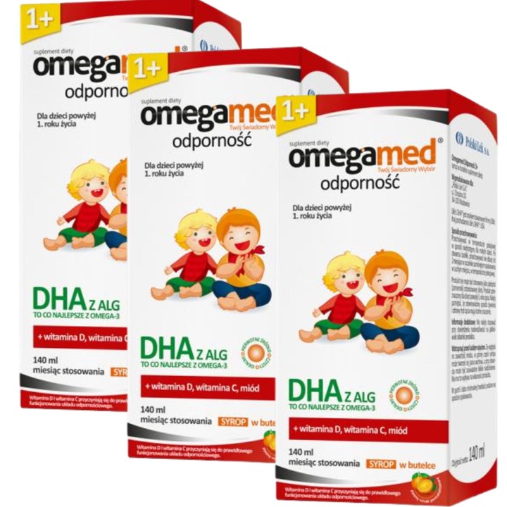 Omegamed Odporność 1+ Syrop dla dzieci 140ml