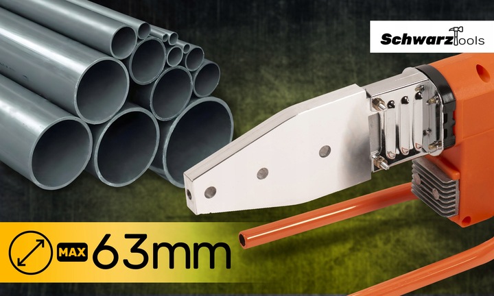 ZGRZEWARKA DO RUR PCV PP LCD ZGRZEWANIE POLIFUZIJNA MATRYCE AKCESORI