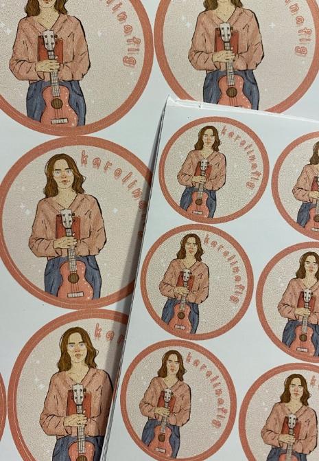 Naklejki z logo własnym nadrukiem WODOODPORNE