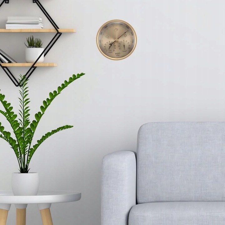 130mm okrągła Barometr ścienny Termometr Higrometr wilgotność Stacja