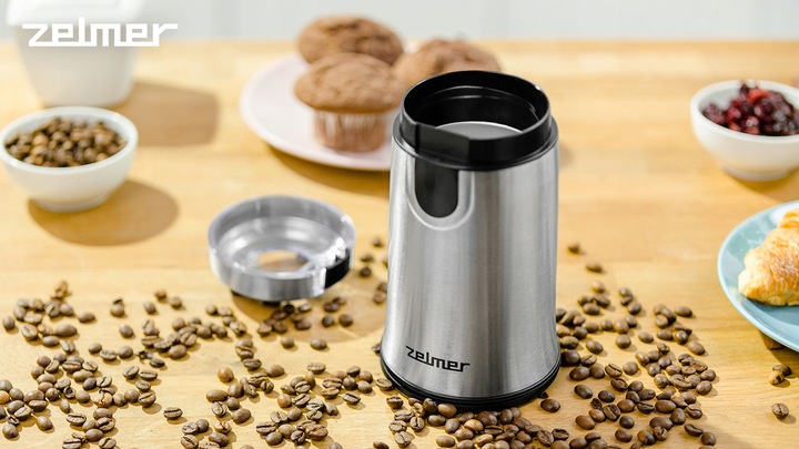 MŁYNEK ELEKTRYCZNY ZELMER DO MIELENIA ZIAREN KAWY ZIÓŁ ORZECHÓW