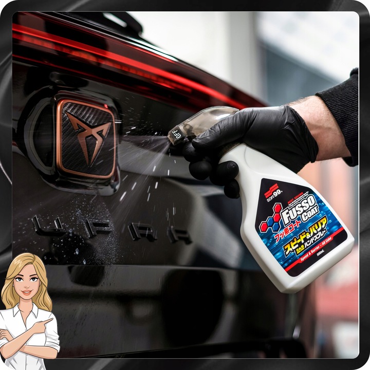 Soft99 fusso coat speed barrier wosk szybki detail zabezpieczenie lakieru