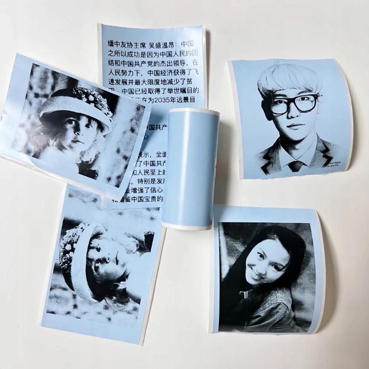 Papier termiczny samoprzylepny zamiennik do drukarki Phomemo T02 M02