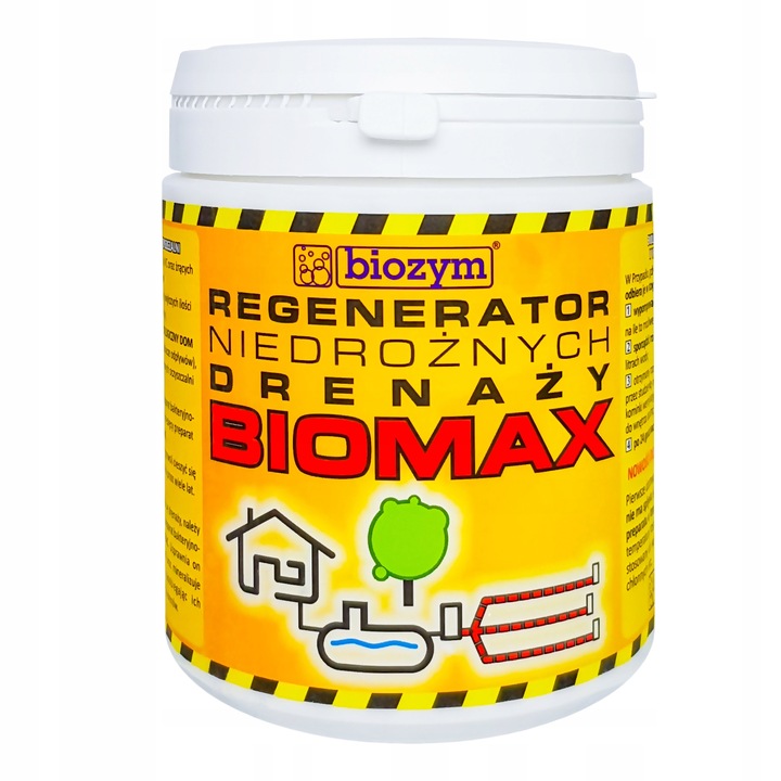 Biozym BIOMAX Drenaż Regenerator Odtłuszczacz 800g UDRAŻNIACZ DRENAŻU
