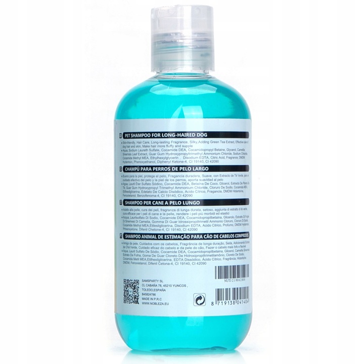 2X SZAMPON DLA PSA PSÓW DŁUGOWŁOSYCH + RĘKAWICA SZCZOTKA DO MYCIA CZESANIA