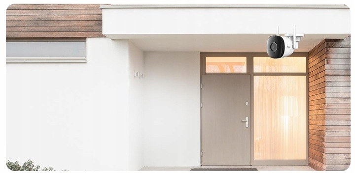 Kamera WiFi 4MPx Zewnętrzna IP IMOU IPC-F42P Bullet 2C Slot SD Mikrofon