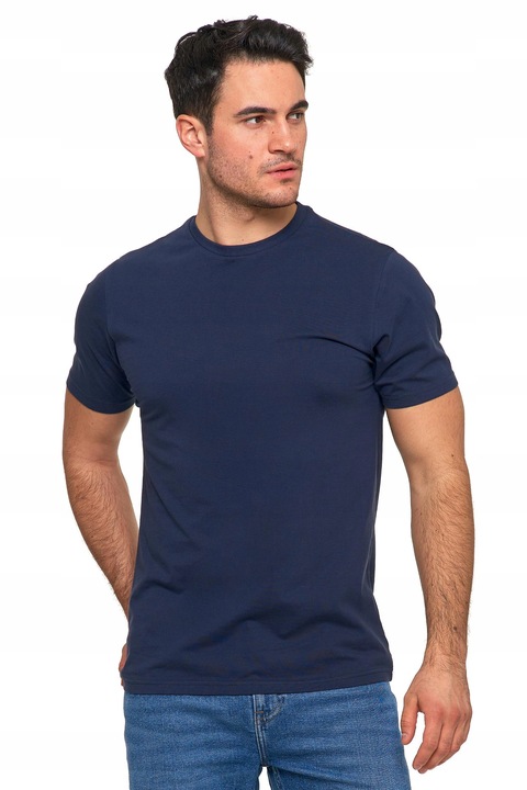 T-SHIRT MĘSKI KLASYCZNY Zestaw Gładka Koszulka Krótki Rękaw 3-PAK MORAJ XL