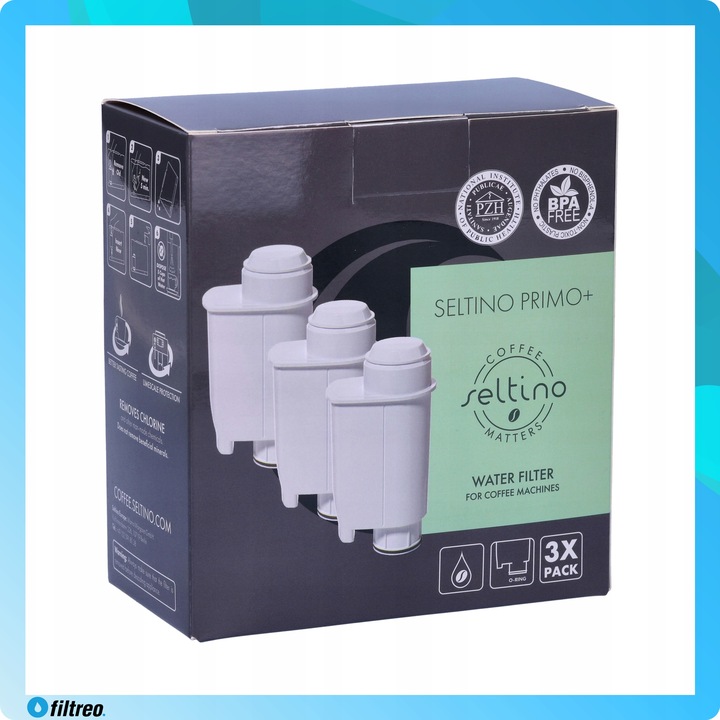Wkład filtrujący Seltino Primo Plus x3 zamiennik do Brita Intenza+