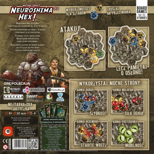 Neuroshima HEX edycja 3.0 PL - gra strategiczna