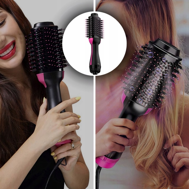 SZCZOTKA SUSZARKA 4W1 WŁOSÓW PROSTOWNICA LOKÓWKA Duża Moc 1000W Szybka