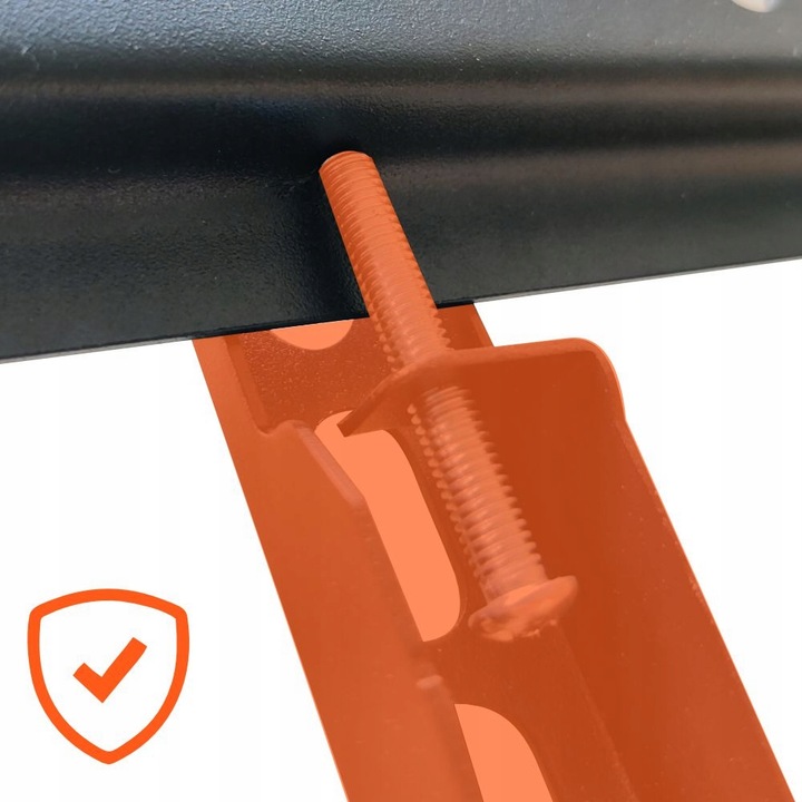 Uchwyt do telewizora TV ścienny wieszak 26-80 cali VESA 45Kg KOŁKI ŚRUBY