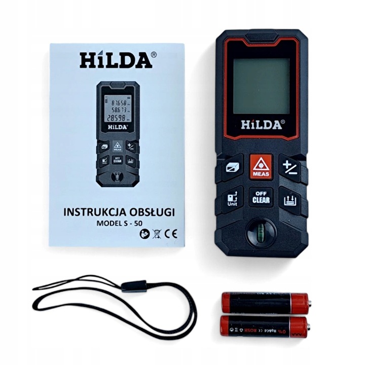 DALMIERZ LASEROWY HILDA S50 50M CYFROWY MIERNIK ODLEGŁOŚCI