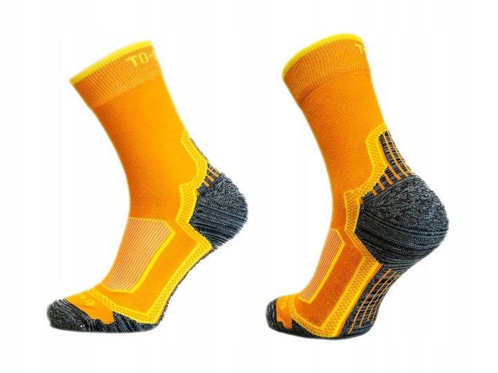 5x Kolorowe skarpetki trekkingowe sportowe super bawełna półfrotte 39-42