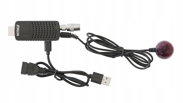 DEKODER TUNER DO TV NAZIEMNEJ DVB-T2 H.265 FULL HD MINI STICK PILOT