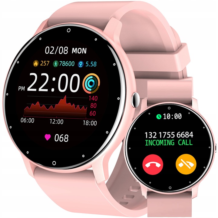 Zegarek SMARTWATCH SMS KROKI PULS POLSKIE MENU