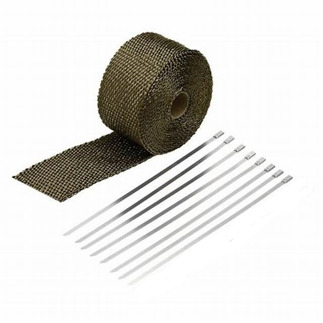 Bandaż Taśma Termiczna Termoizolacja 10m + Opaski