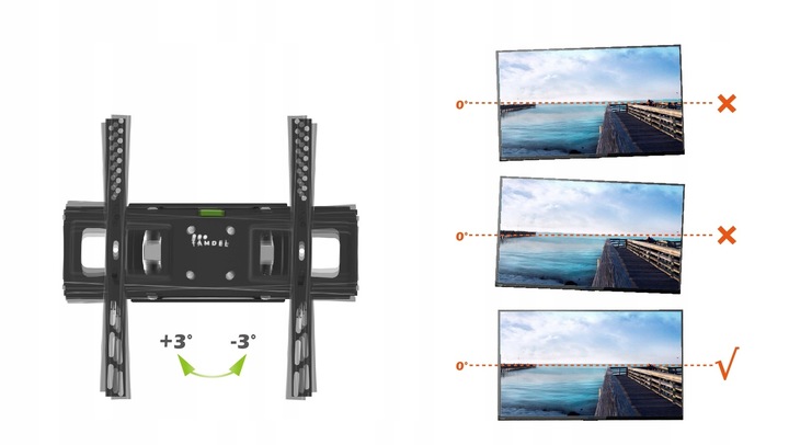 UCHWYT DO TELEWIZORA 26-65 CALI SOLIDNY OBROTOWY REGULOWANY EXTRA