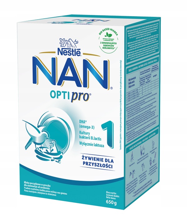 NAN OPTIPRO 1 Mleko początkowe 650g