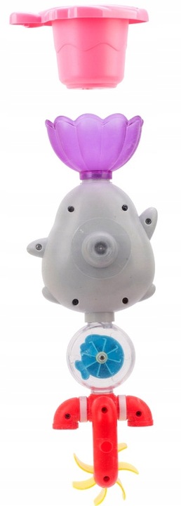 ZABAWKA DO KĄPIELI WANNY Przelewowy Prysznic Kran