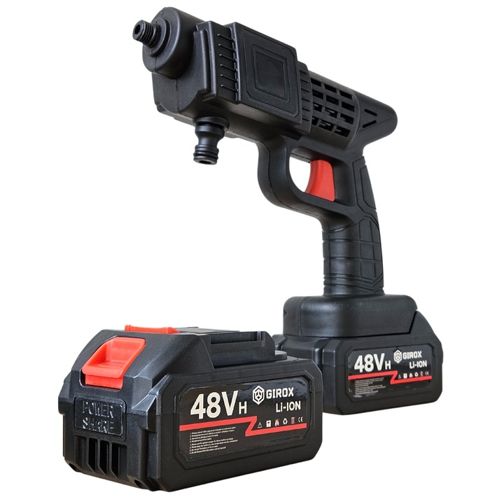 MYJKA BEZPRZEWODOWA CIŚNIENIOWA SAMOCHODOWA AKUMULATOROWA + 2x BATERIA