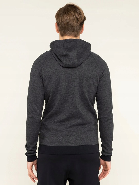 Y3603 Bluza Ua Unstoppable Double Knit Full Zip 1320722 Fitted Fit M