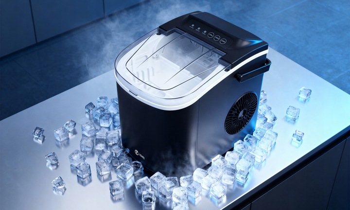 KOSTKARKA DO LODU ISAJ IC1 DOMOWA MASZYNA DO KOSTEK EKSPRESOWY LÓD