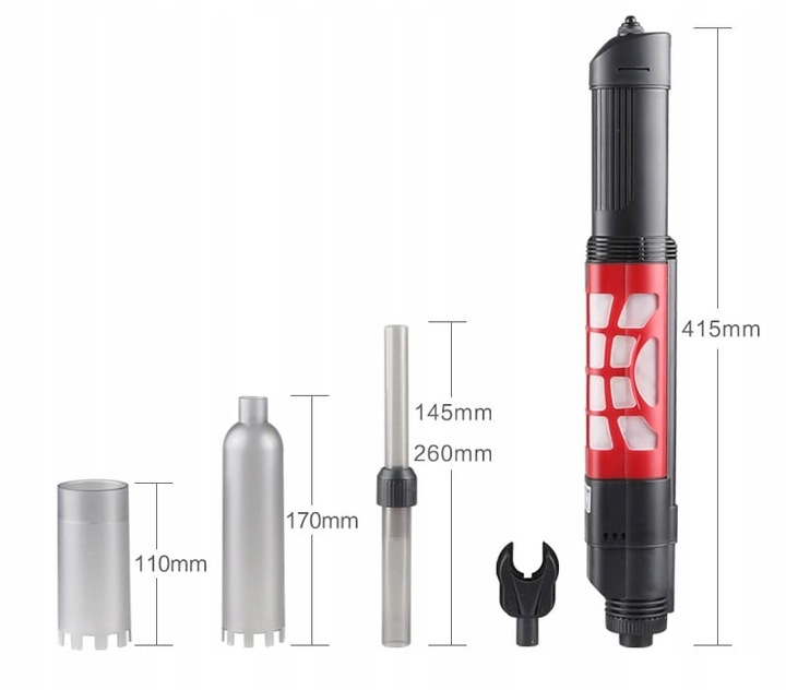 Odmulacz SunSun HXS-01 Z Pompką 6W Do Akwarium