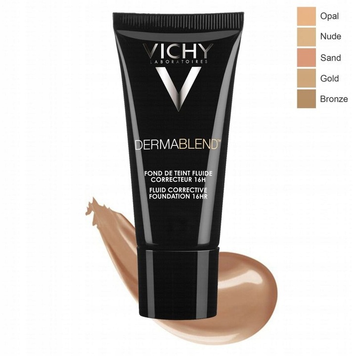 Vichy Dermablend Fluid 25 Nude SPF35 Podkład do Twarzy 30ml