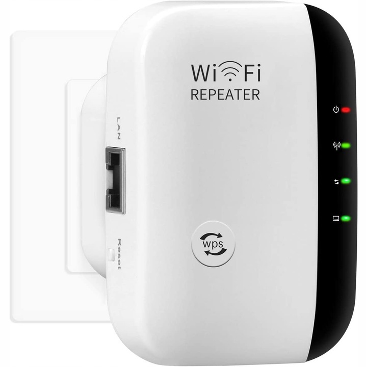 WZMACNIACZ SYGNAŁU WiFi MOCNY ZASIĘG REPEATER 300MB/S NIE PRZERYWA