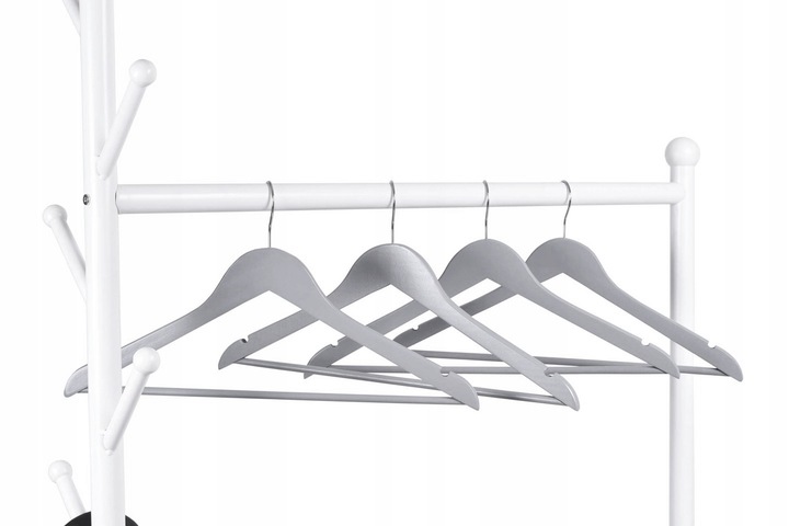 WIESZAK DREWNIANY SZARY NA UBRANIA WIESZAKI UBRANIOWE DREWNIANE 10