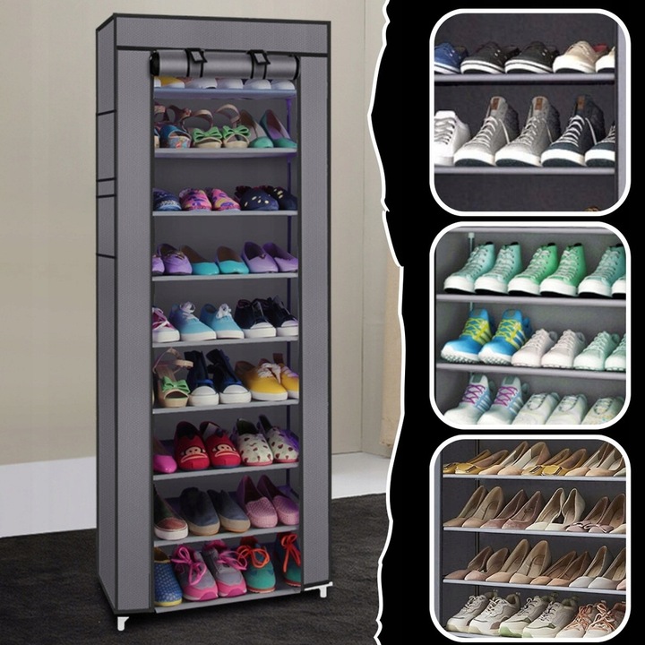 SZAFKA NA BUTY materiałowa tekstylna obuwie półka REGAŁ XL ogranizer