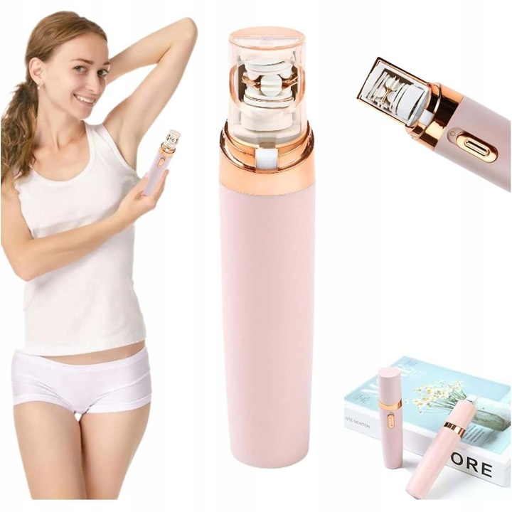 EPILATOR DO TWARZY, BEZPIECZNY DLA WRAŻLIWEJ SKÓRYY, ANTYBAKTERYJNY,